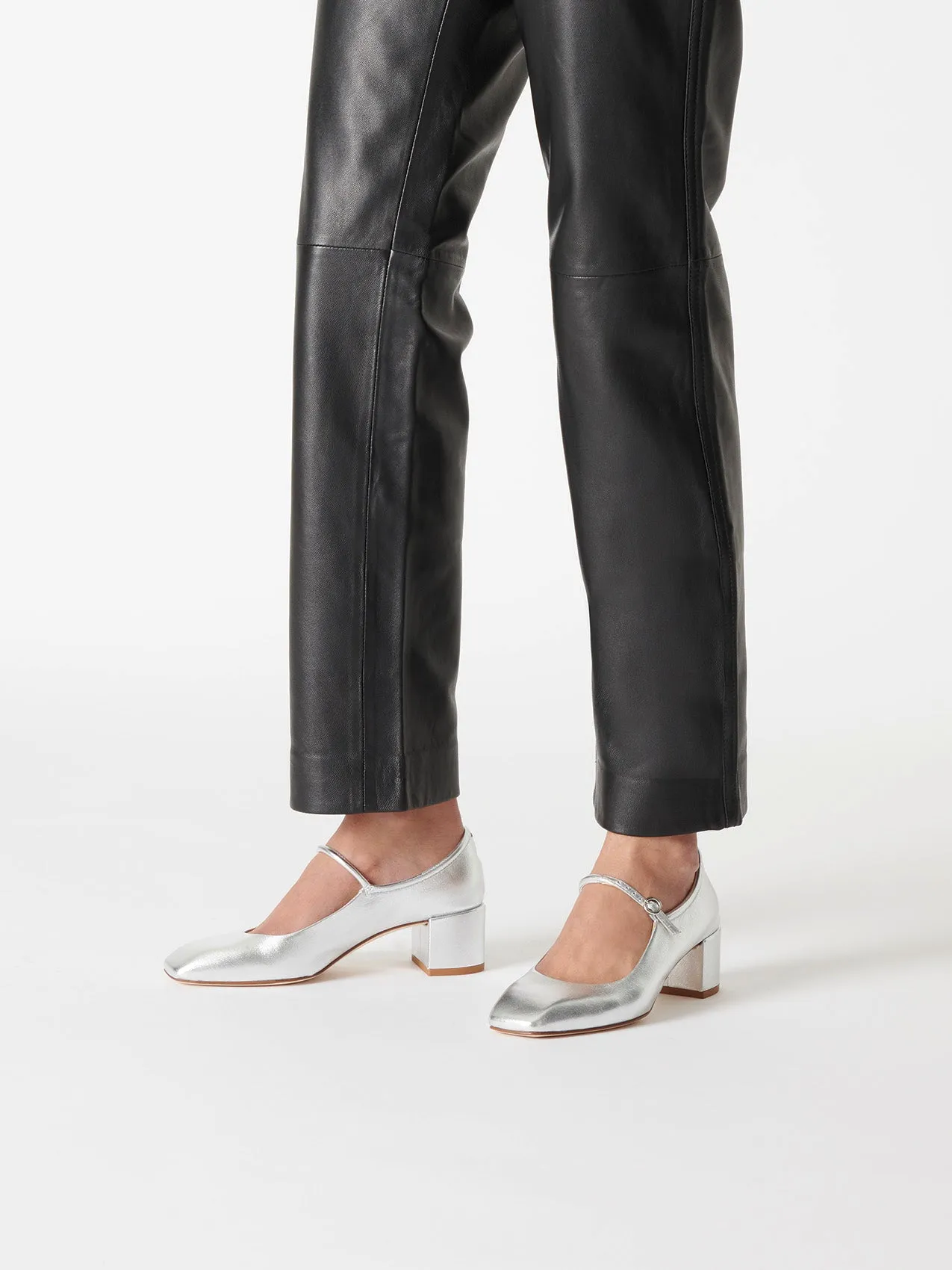 Aline Leather Mary-Jane Pumps