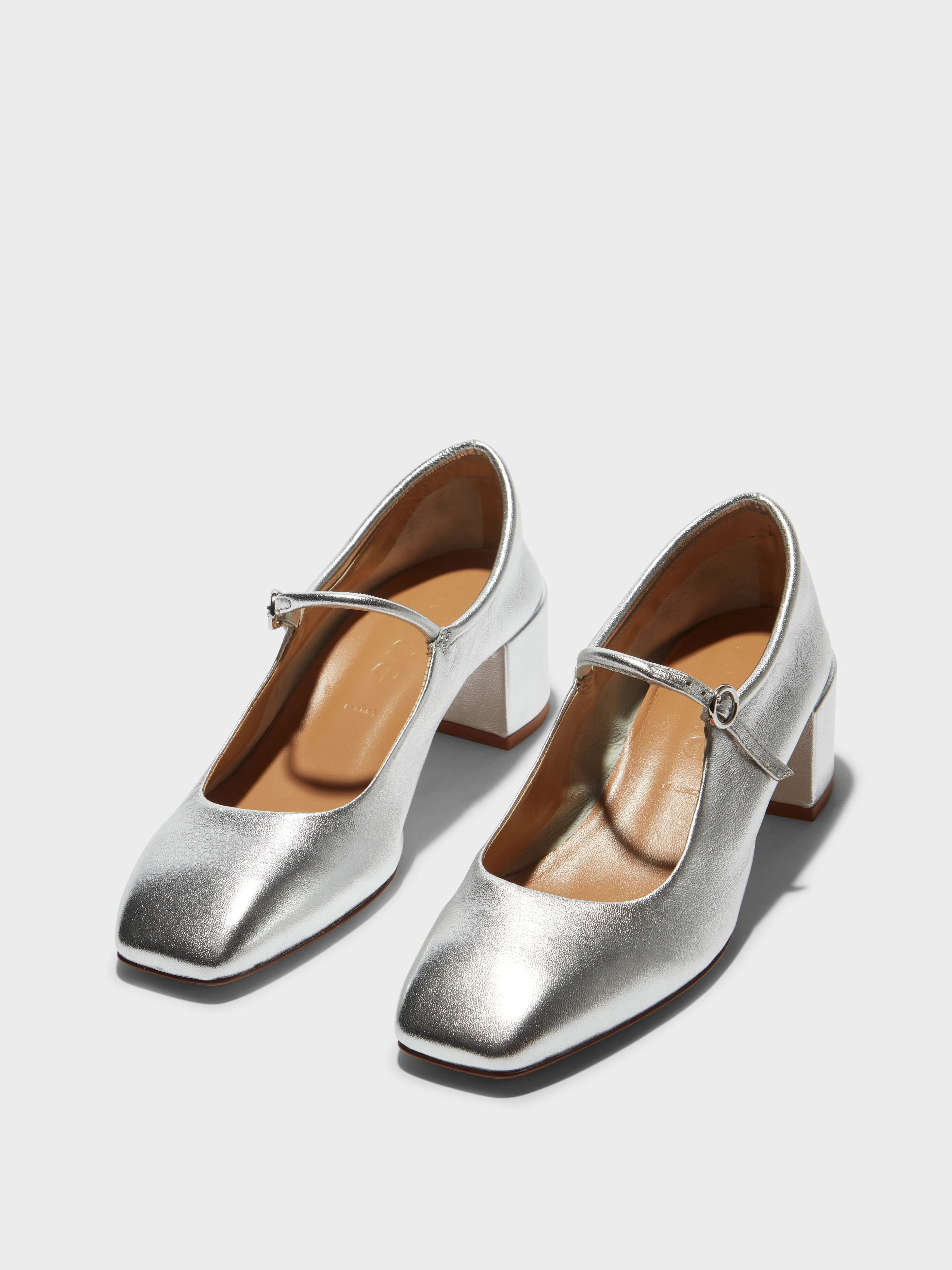 Aline Leather Mary-Jane Pumps