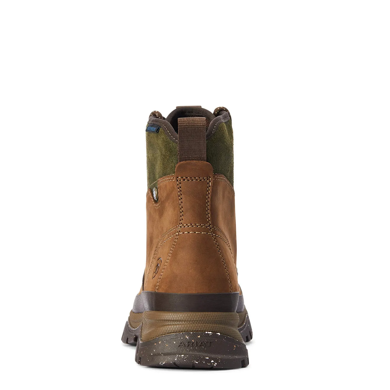 Ariat Womens Moresby Waterproof Boot Oily Distressed Brown / Olive