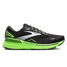 Brooks Adrenaline GTS 23 Mens | Black/green/white