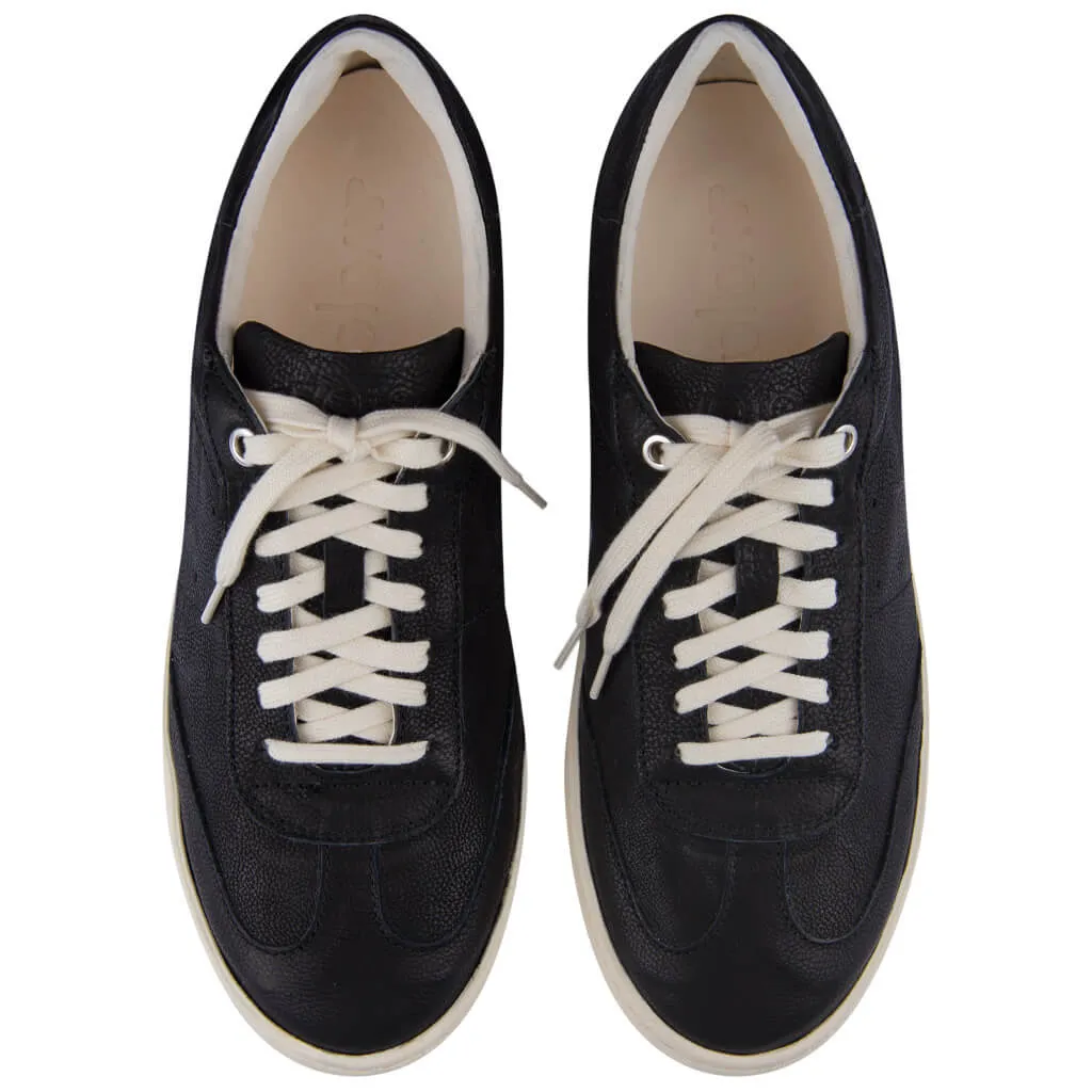 Burro Leather Sneakers - Nero