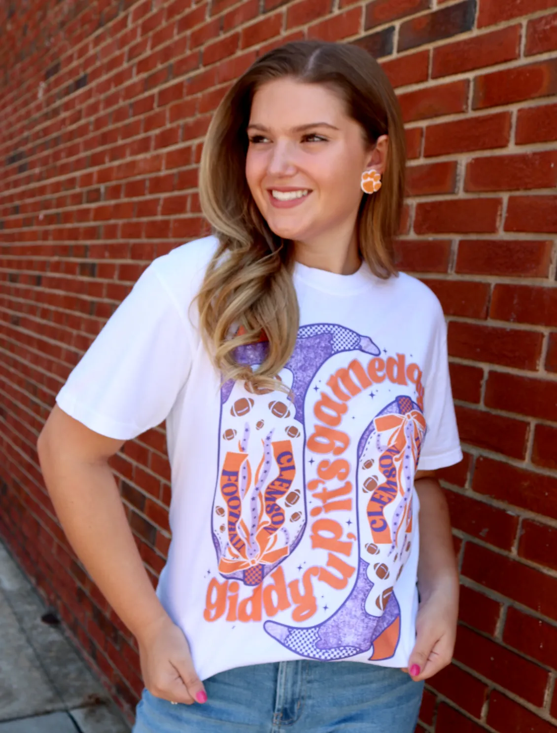 Clemson Boots Tee