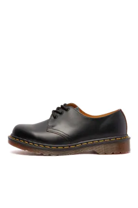 Dr Martens Mens Vintage 1461 Shoes 'Black Quilon'