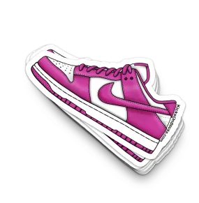 Dunk Low "Active Fuchsia" Sneaker Sticker