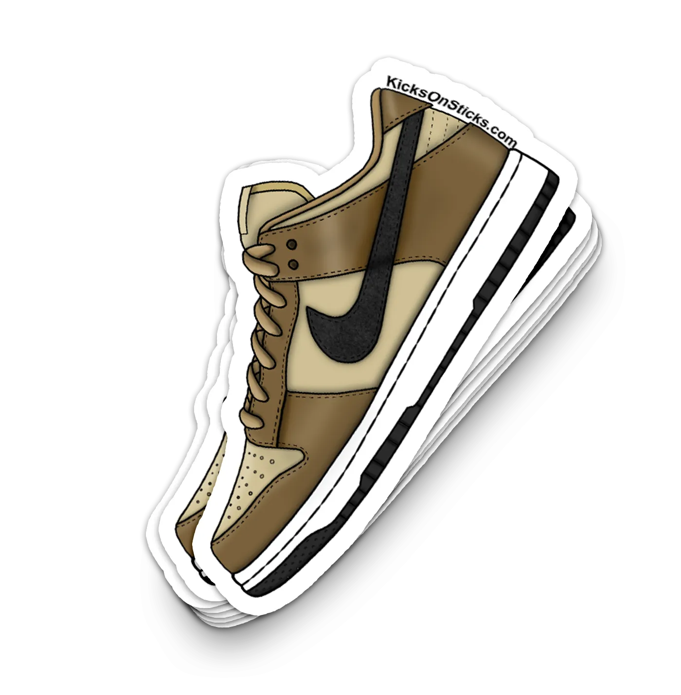 Dunk Low "Driftwood" Sneaker Sticker