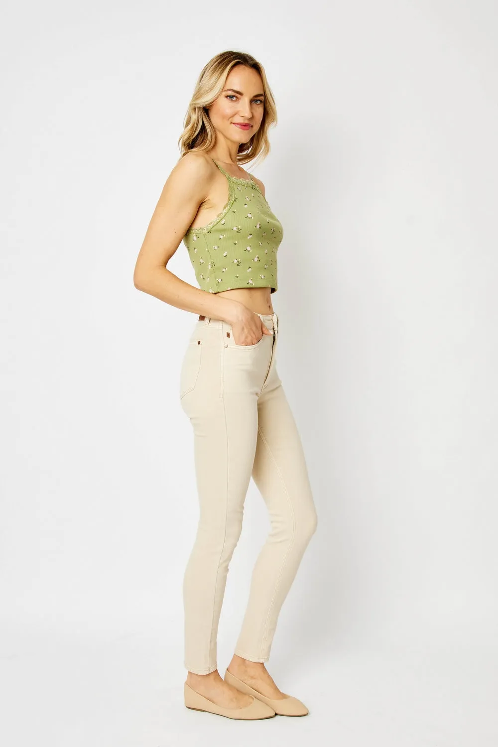 Julie High Rise Natural Tummy Control Skinny Jeans - PLUS