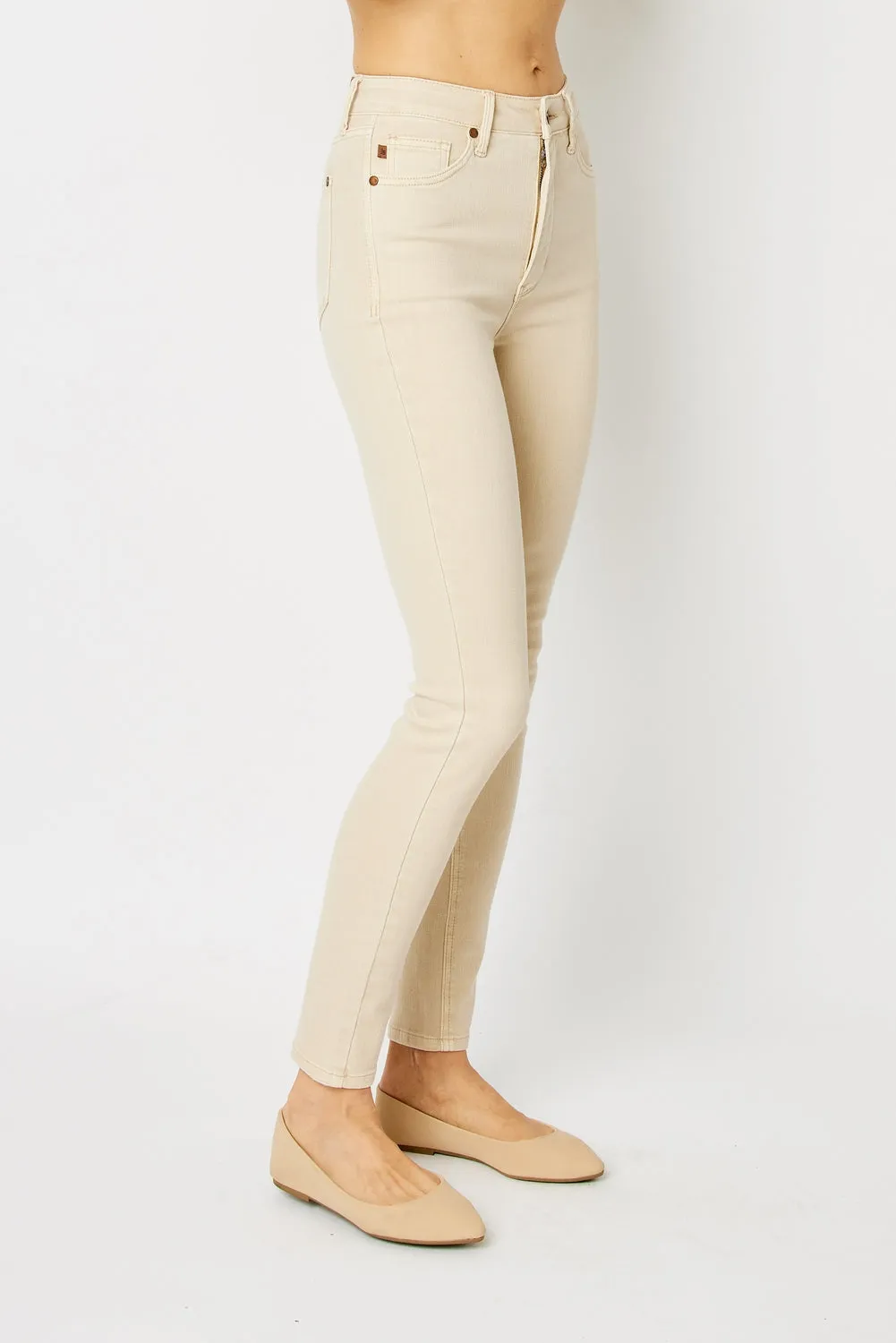 Julie High Rise Natural Tummy Control Skinny Jeans - PLUS