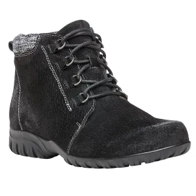 Propet Women's Boot- Delaney WFV002S - Black Suede