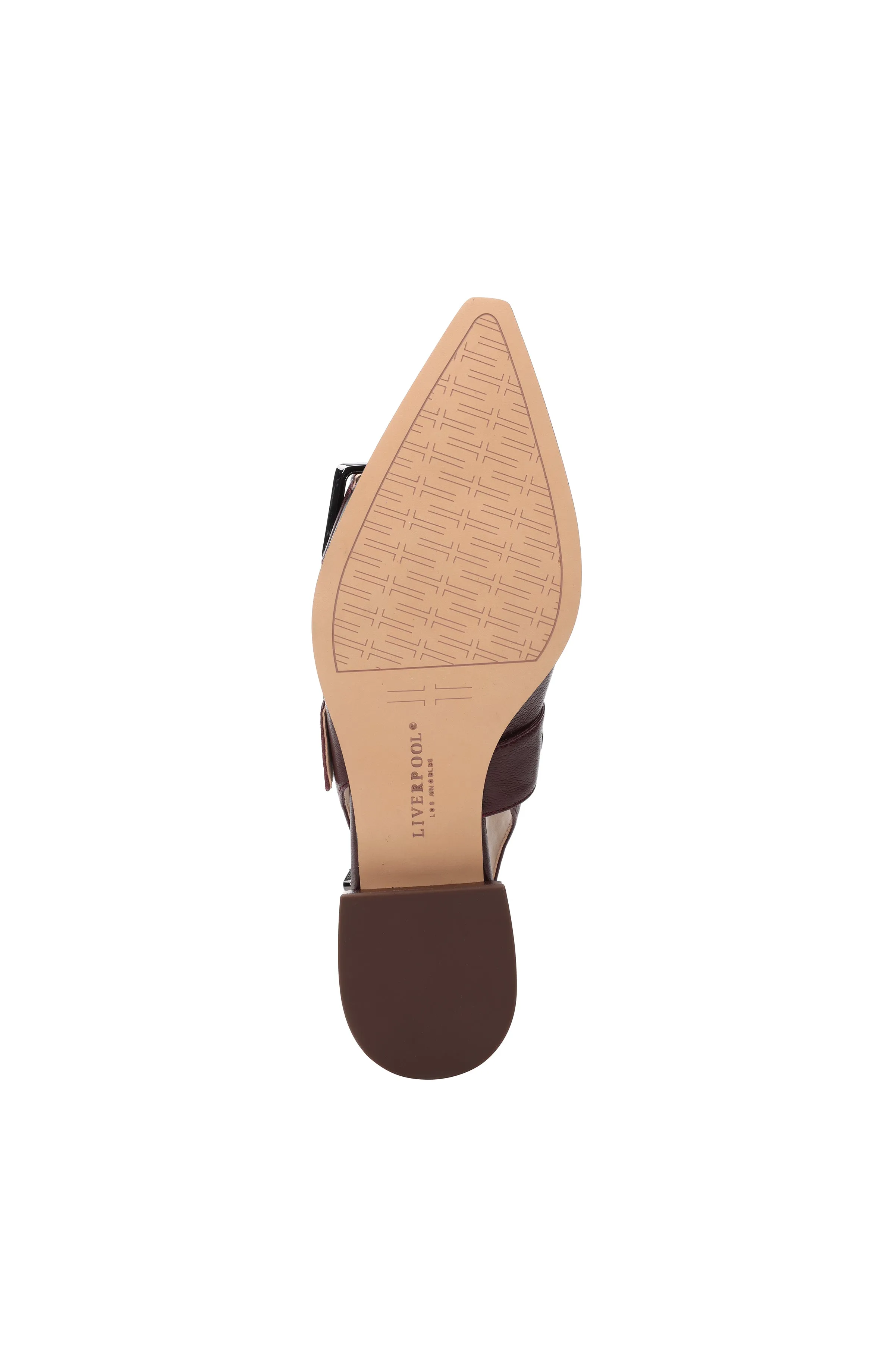 VILLA LEATHER SLINGBACK WITH DOUBLE BUCKLE