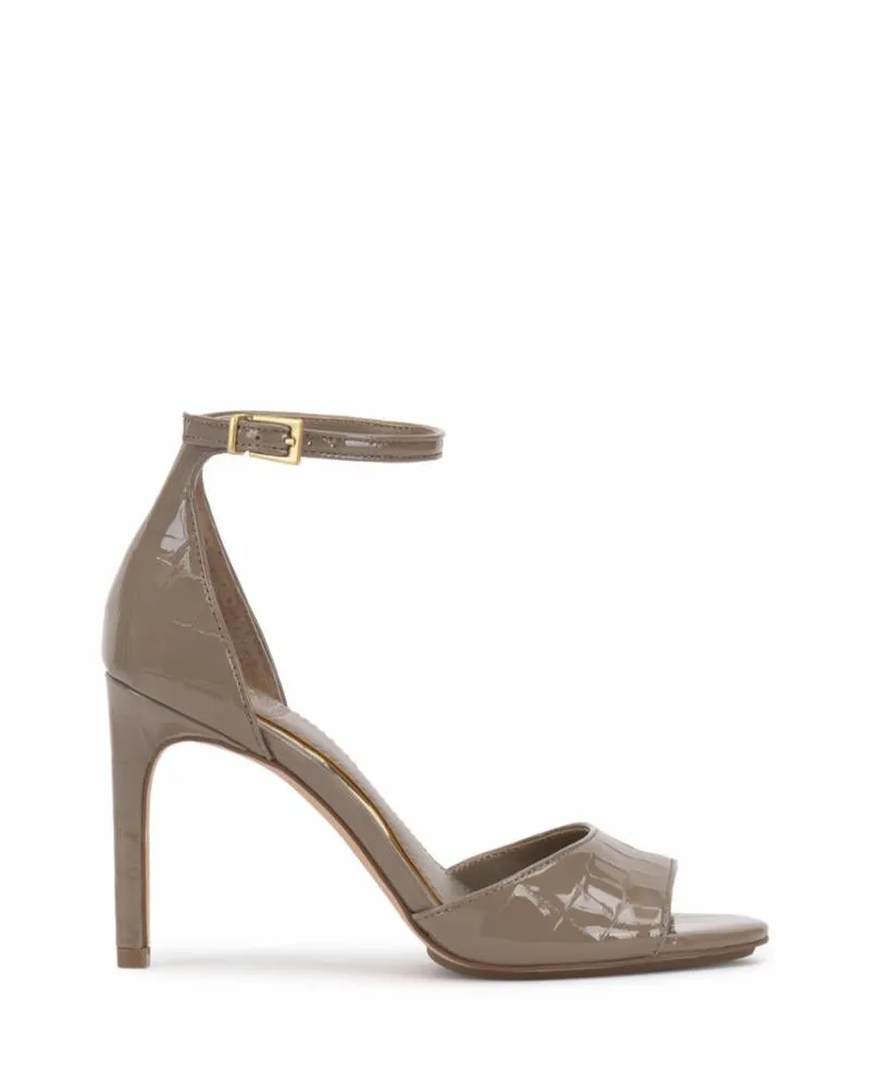 Vince Camuto ALIZA TAUPE/GLOSSY CROCO PATENT LE